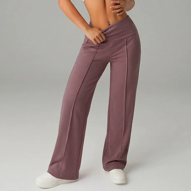 Van Elst Mode® | Casual Hoge Taille Wijde Broek