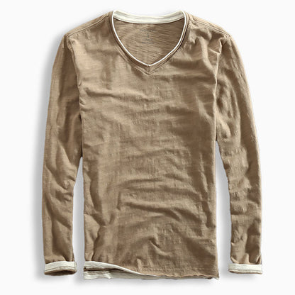 Van Elst Mode® | Katoenen Langemouwen Shirt