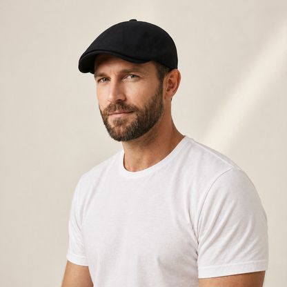 Van Elst Mode® | Klassieke Flat Cap voor Heren – Tijdloze Stijl & Dagelijks Comfort (1+1 Speciale Actie)