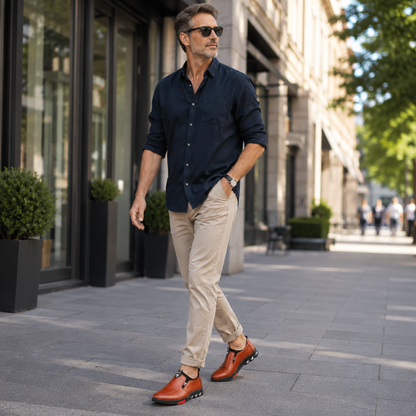 Van Elst Mode® |  Elegante herenschoen met antislipzool