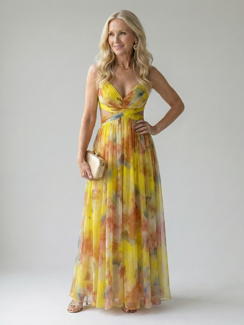 Van Elst Mode® | Comfortabele luchtige jurk met elegante afwerking