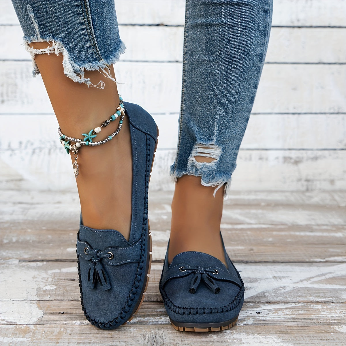 Van Elst Mode® | Klassieke Loafers met Kwastje Detail