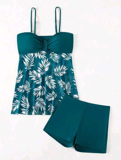 Sexy Gedrukte Mesh Tankini