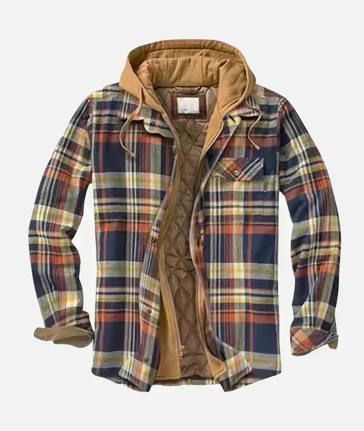 Van Elst Mode® | Patchwork jas met ruitpatroon