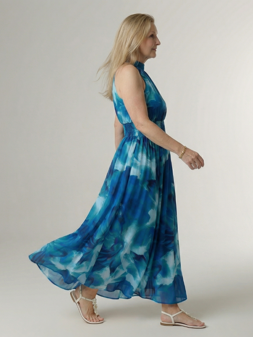 Van Elst Mode® | Zachte comfortabele jurk met elegante uitstraling