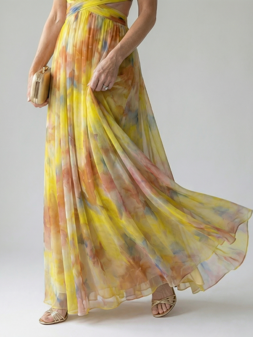Van Elst Mode® | Comfortabele luchtige jurk met elegante afwerking
