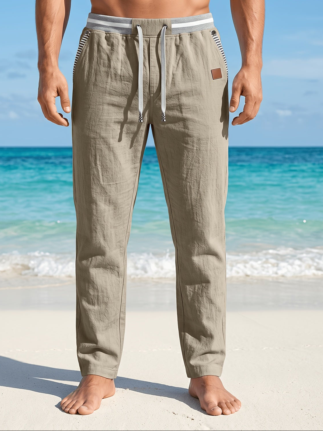 Van Elst Mode® | Heren Lichtgewicht Linnen Zomer Broek