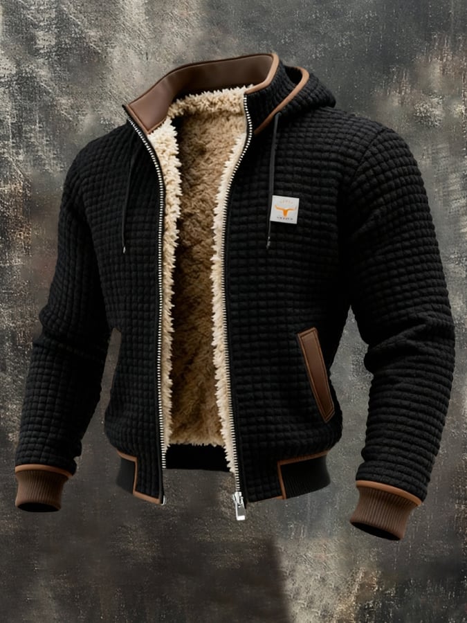 Van Elst Mode® | Gevoerde Fleece Jas voor Mannen