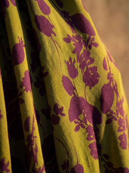 Floral Maxi Jurk met Vloeiende Drapering