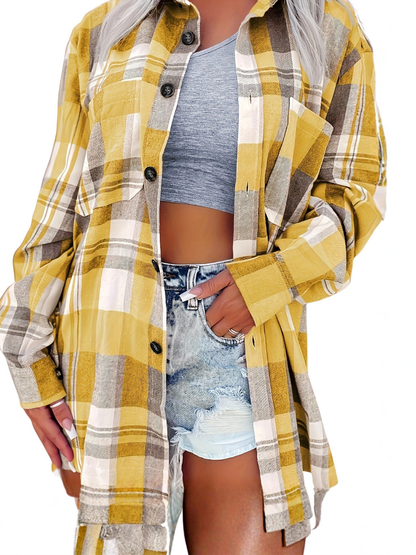 Van Elst Mode® | Zacht geruit dames shirt