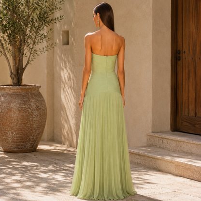 Jurk met off-shoulder ontwerp