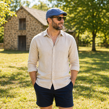Van Elst Mode® | Klassieke Flat Cap voor Heren – Tijdloze Stijl & Dagelijks Comfort (1+1 Speciale Actie)