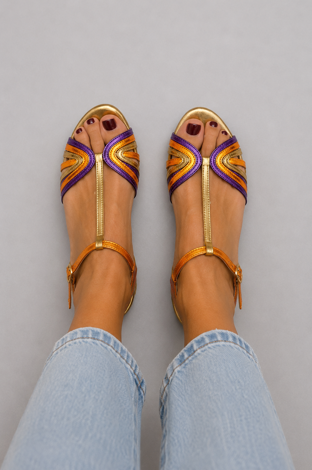 Van Elst Mode® | Sandalen Mediterrane Kleuren