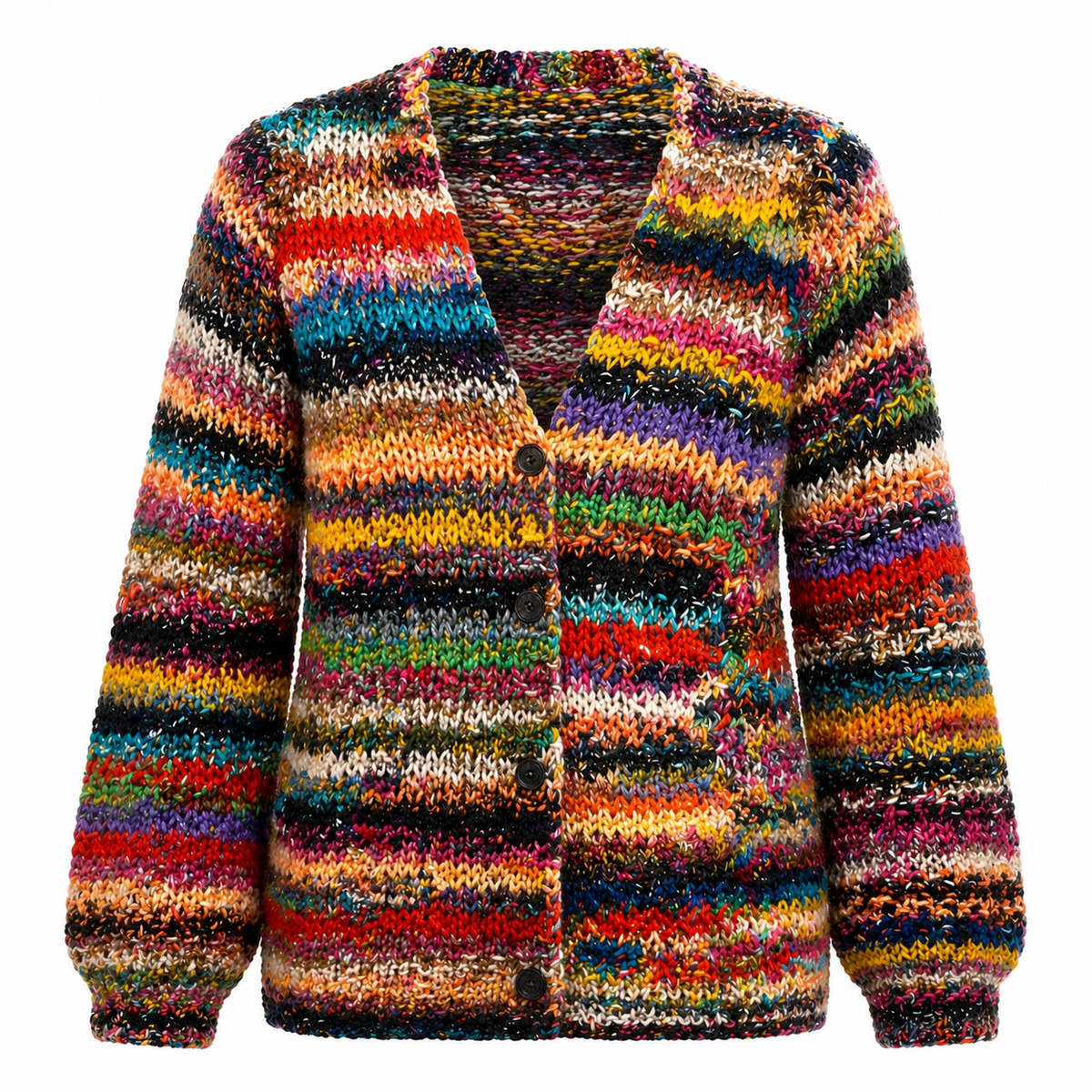 Van Elst Mode® | Elegante kleurrijke cardigan