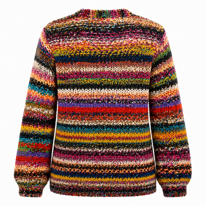 Van Elst Mode® | Elegante kleurrijke cardigan