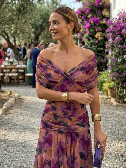 Lang Jurk met V-hals