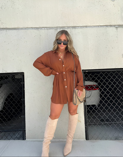 Van Elst Mode® | Trendy Satijnen Romper Jurk