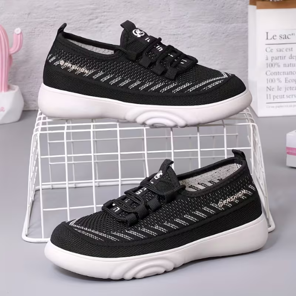 Van Elst Mode® | Luchtige dames moccassins met glanzende details