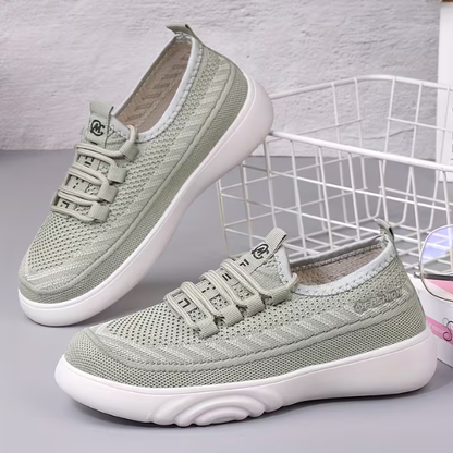 Van Elst Mode® | Luchtige dames moccassins met glanzende details