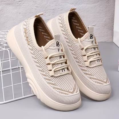Van Elst Mode® | Luchtige dames moccassins met glanzende details