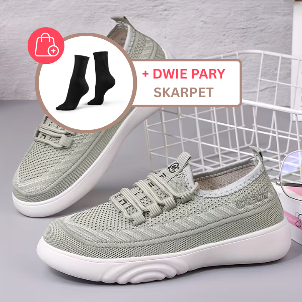Van Elst Mode® | Luchtige dames moccassins met glanzende details