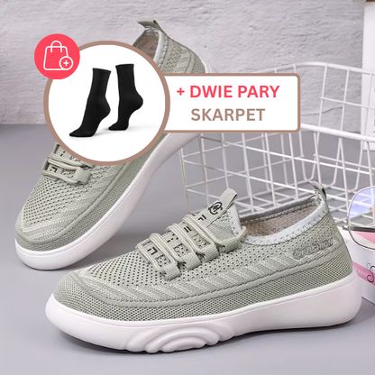 Van Elst Mode® | Luchtige dames moccassins met glanzende details
