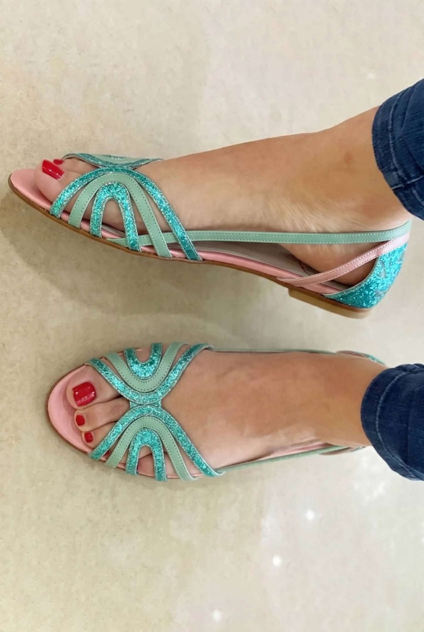 Van Elst Mode® | Gouden zomer sandalen