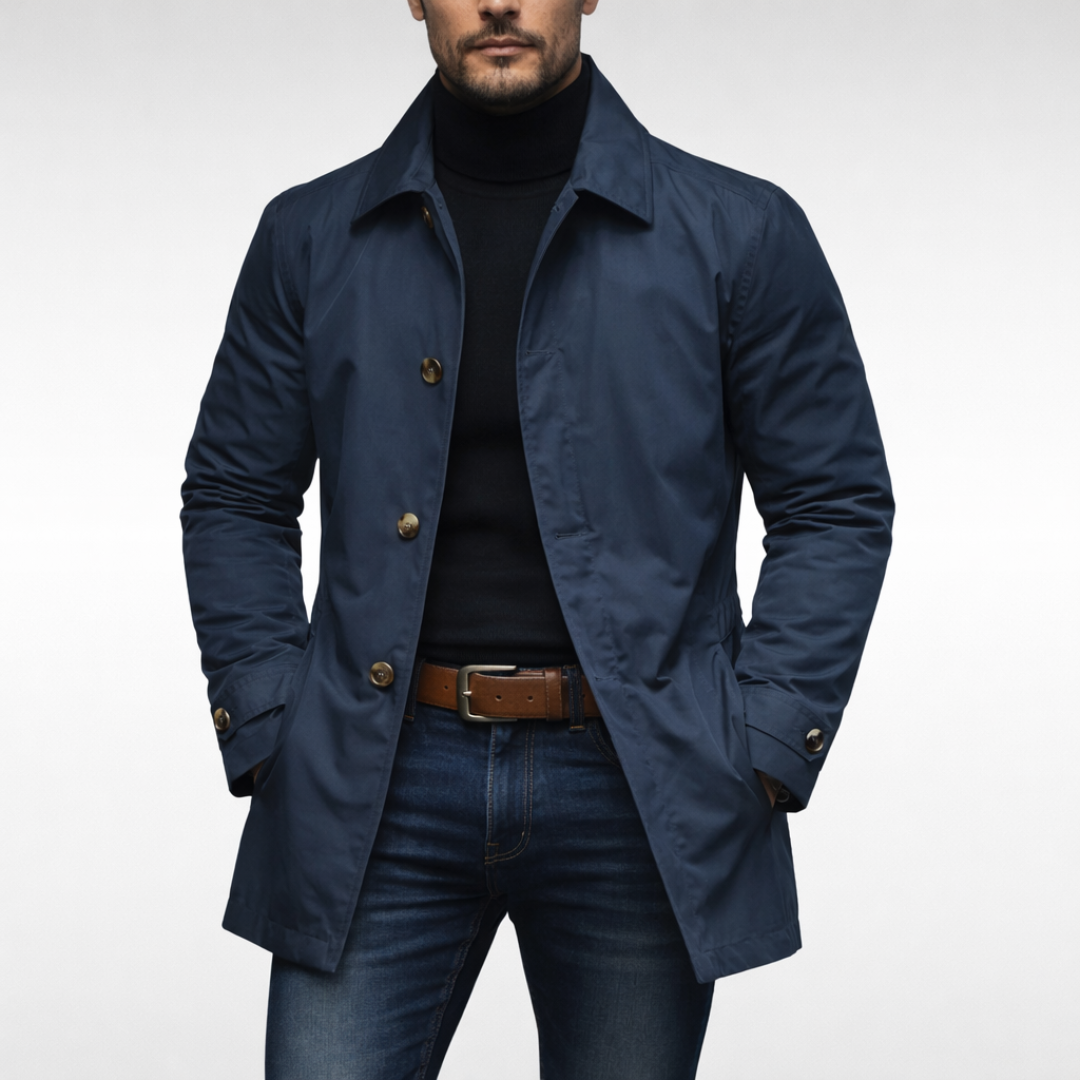 Van Elst Mode® | Comfortabele heren trenchcoat