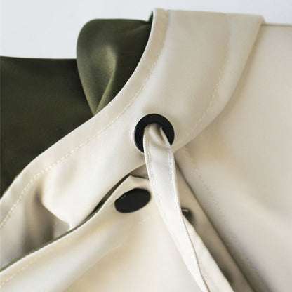 Van Elst Mode® | Moderne Tweekleurige Trenchcoat
