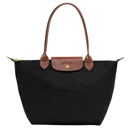 Van Elst Mode® | Middelgrote Le Pliage Tote Bag, Zwart
