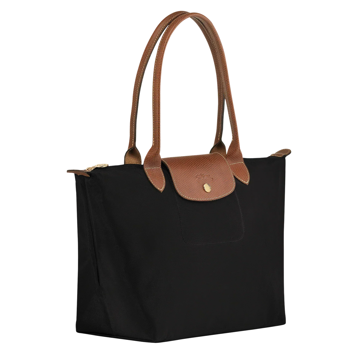 Van Elst Mode® | Middelgrote Le Pliage Tote Bag, Zwart