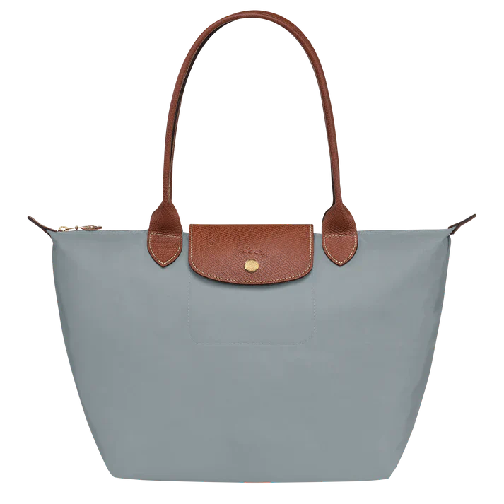 Van Elst Mode® | Middelgrote Le Pliage Tote Bag, Staal