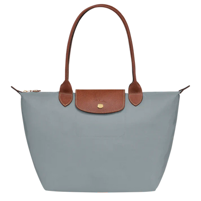 Van Elst Mode® | Middelgrote Le Pliage Tote Bag, Staal
