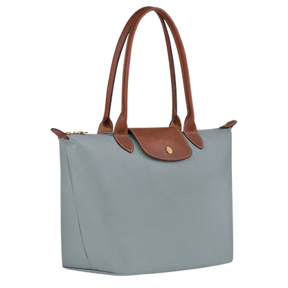 Van Elst Mode® | Middelgrote Le Pliage Tote Bag, Staal