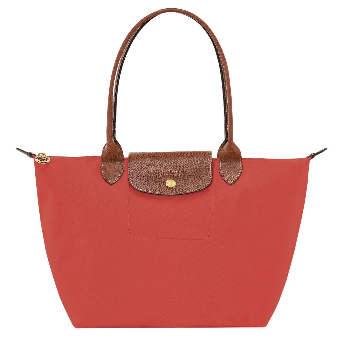 Van Elst Mode® | Middelgrote Le Pliage Tote Bag, Tomaat