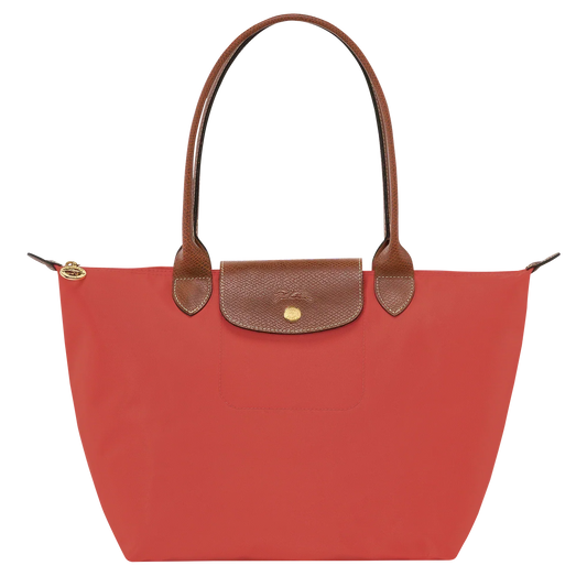 Van Elst Mode® | Middelgrote Le Pliage Tote Bag, Tomaat