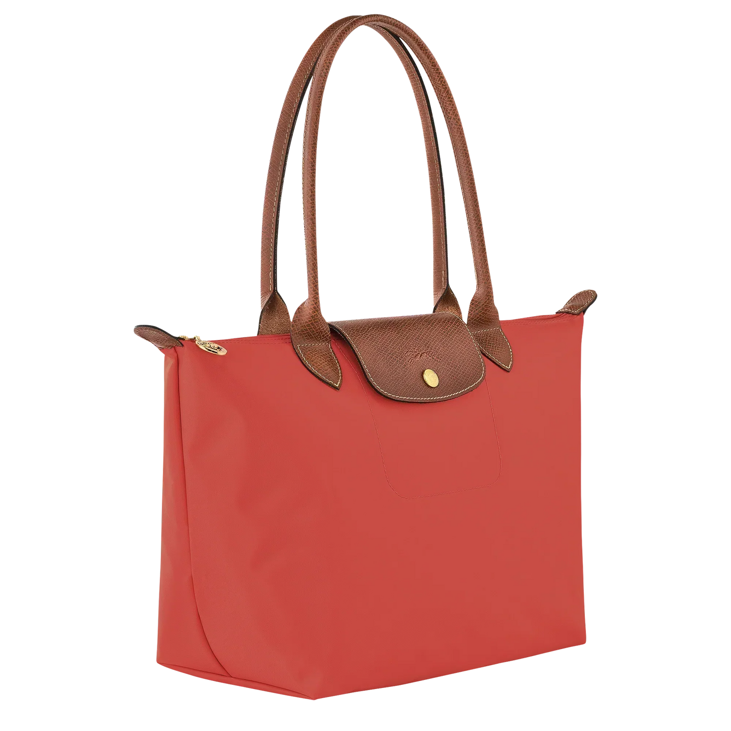 Van Elst Mode® | Middelgrote Le Pliage Tote Bag, Tomaat