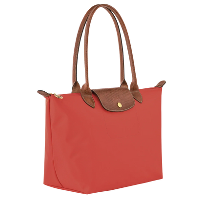 Van Elst Mode® | Middelgrote Le Pliage Tote Bag, Tomaat