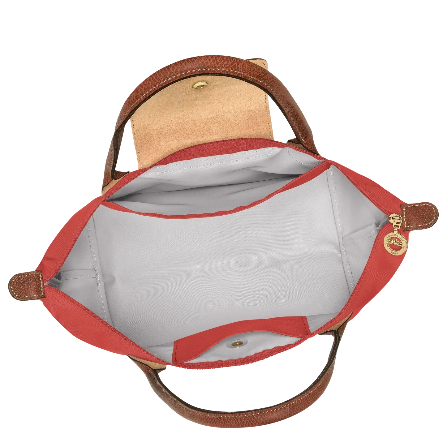 Van Elst Mode® | Middelgrote Le Pliage Tote Bag, Tomaat