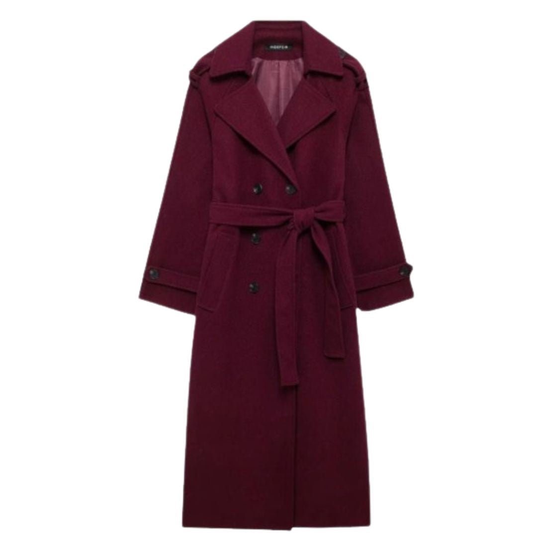 Van Elst Mode® | Classy Burgundy Jas