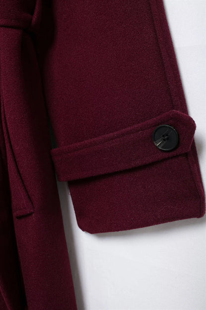 Van Elst Mode® | Classy Burgundy Jas