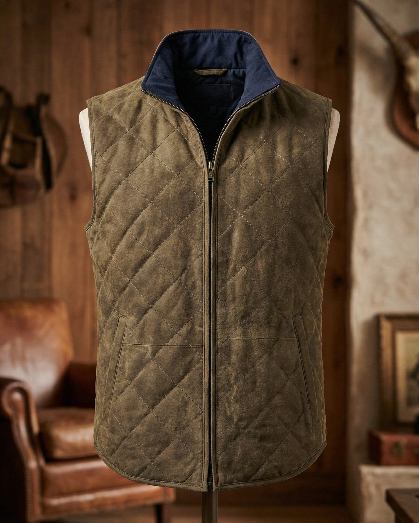 Van Elst Mode® | Comfort Suède Bodywarmer