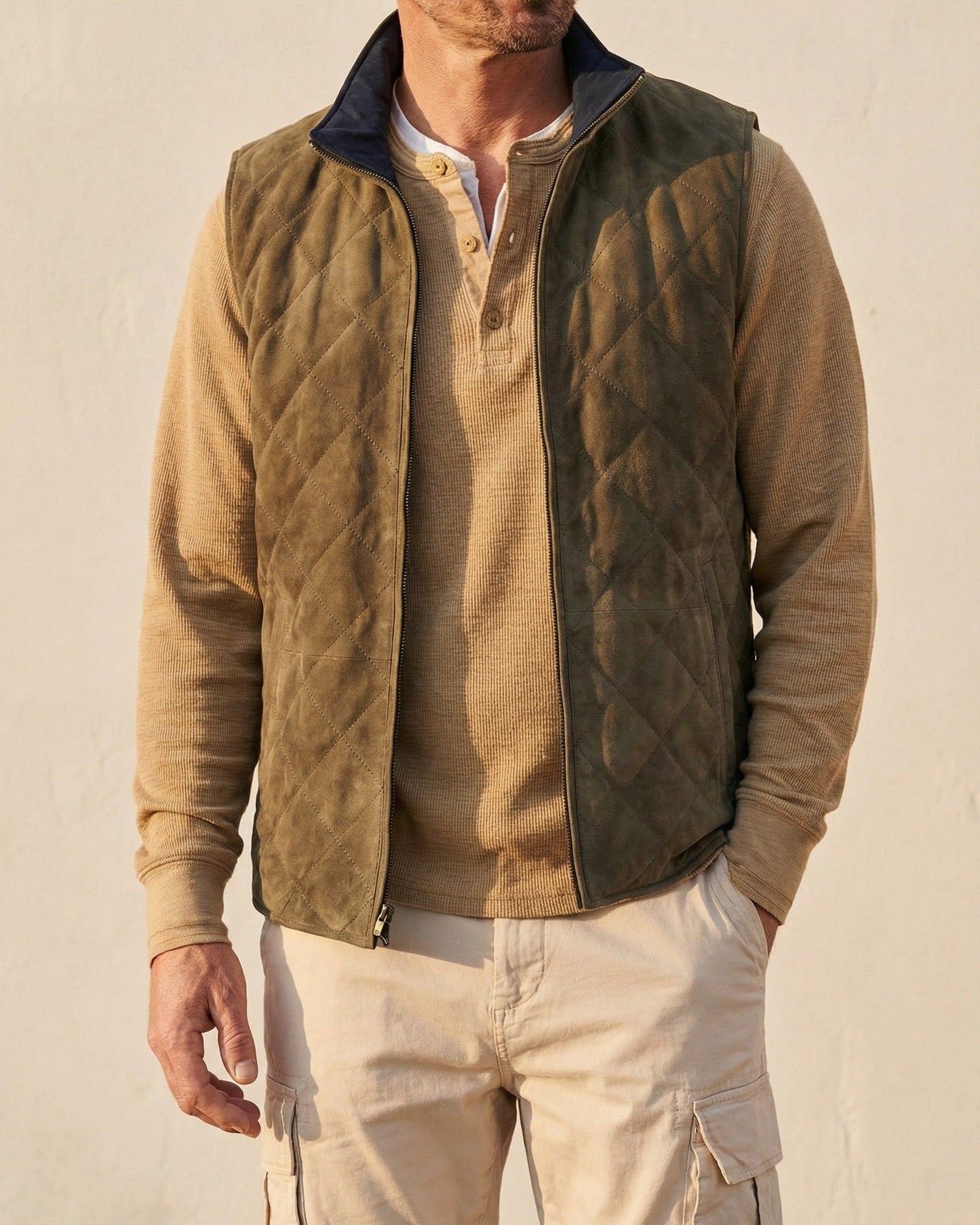 Van Elst Mode® | Comfort Suède Bodywarmer