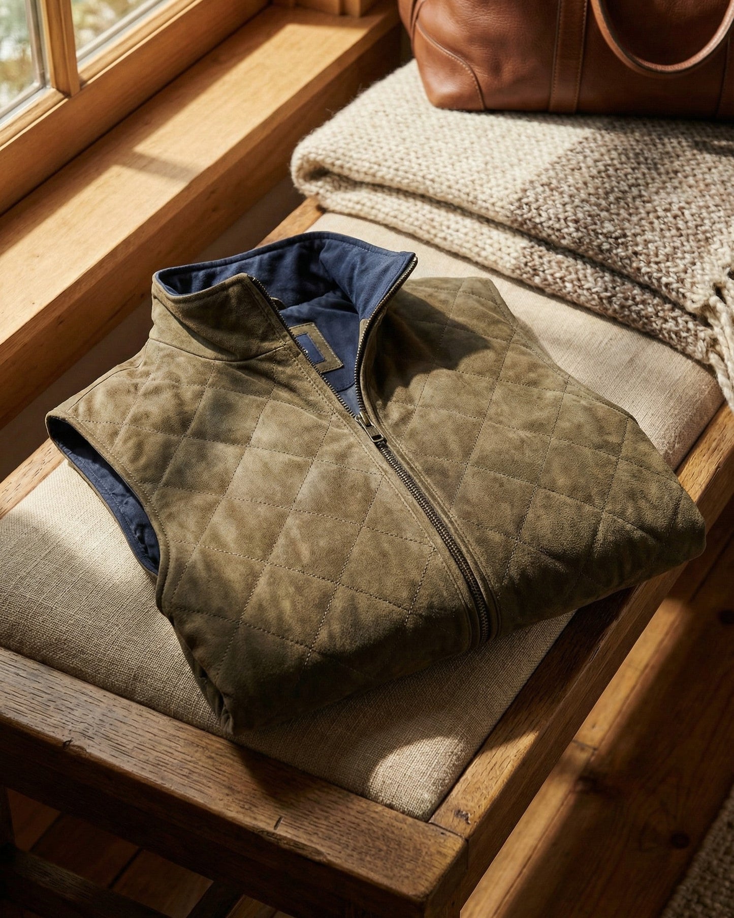 Van Elst Mode® | Comfort Suède Bodywarmer