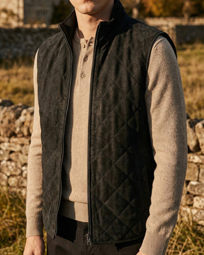 Van Elst Mode® | Comfort Suède Bodywarmer