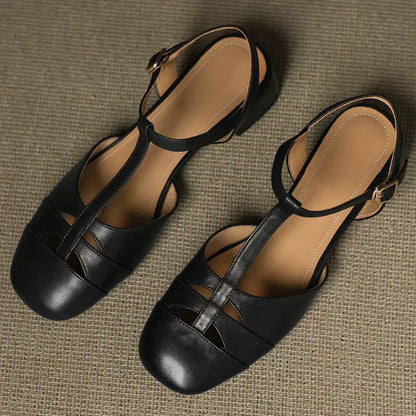 Van Elst Mode®| Vlechtleren Ballerina's
