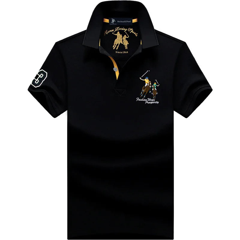Van Elst Mode® | Katoenen poloshirt voor heren (TIJDELIJK 1+1 GRATIS!)