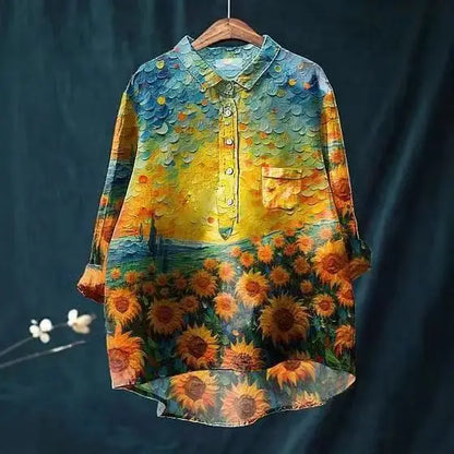 Van Elst Mode® | Luchtige comfortabele zomerblouse ( TIJDELIJK 1+1 GRATIS!)