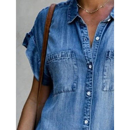 Van Elst Mode® | Comfortabele tijdloze denim jurk