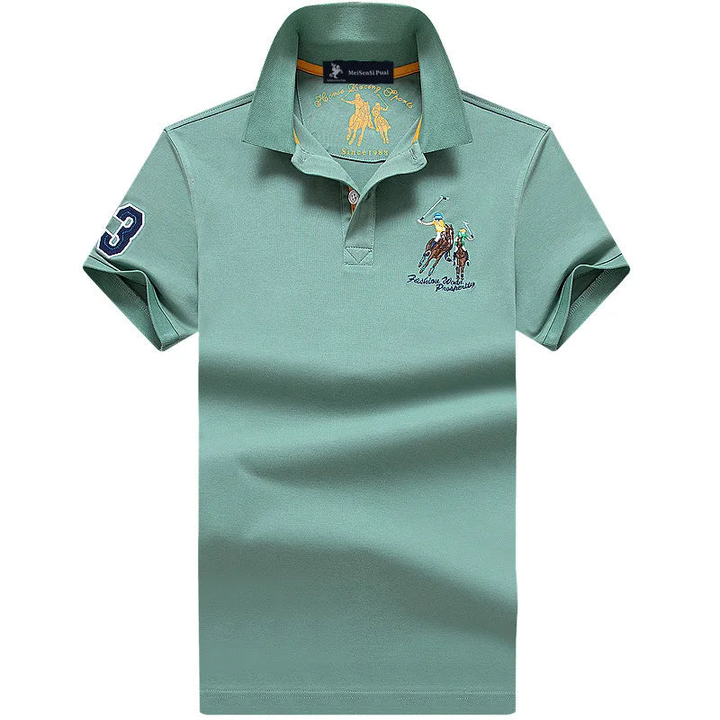 Van Elst Mode® | Katoenen poloshirt voor heren (TIJDELIJK 1+1 GRATIS!)